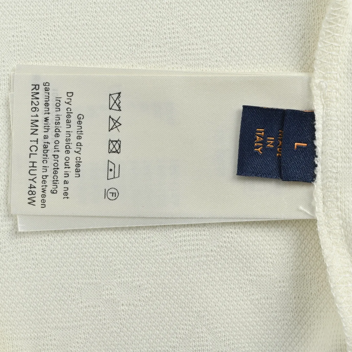 Louis Vuitton/Louis Vuitton jacquard textured piqué cotton short sleeves